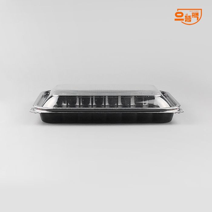 26호 샐러드 과메기 용기 400개 세트 (검정/PET)