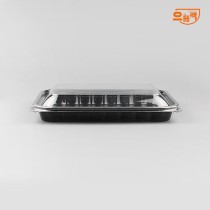 26호 샐러드 과메기 용기 400개 세트 (검정/PET)