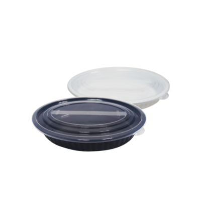 타원형 찜용기 소 1.8L 100개 세트 (백색/PP/BW)