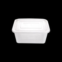 직사각 밀폐용기 5.0L 100개 세트(투명/PP/BW)