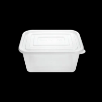 직사각 밀폐용기 6.5L 100개 세트(투명/PP/BW)