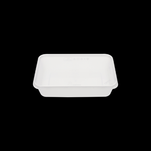 사각죽용기 특소 500ml 500개 세트 (투명/PP/BW)