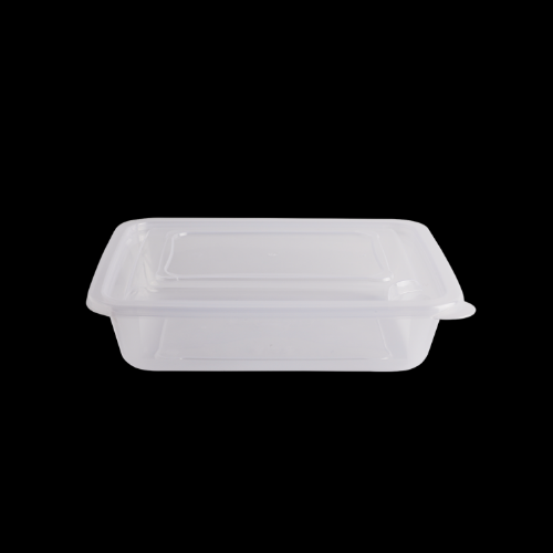 다용도 사각용기 (소) 2.0L 100개 세트 (투명/PP/BW)