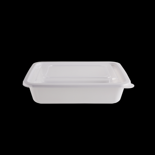 다용도 사각용기 (소) 2.0L 100개 세트 (백색/PP/BW)