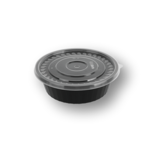 195파이 (소)1050ml 300개세트(검정/PP/BW)