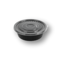 195파이 (소)1050ml 300개세트(검정/PP/BW)