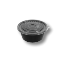 195파이 (대)1420ml 300개세트(검정/PP/BW)