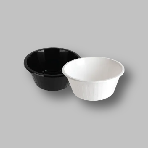 중화면용기 대 1.9L 400개 (검정/PP/BW)