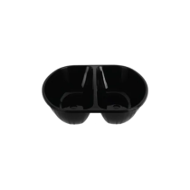 짬짜면용기1.6L 200개 (검정/PP/BW)