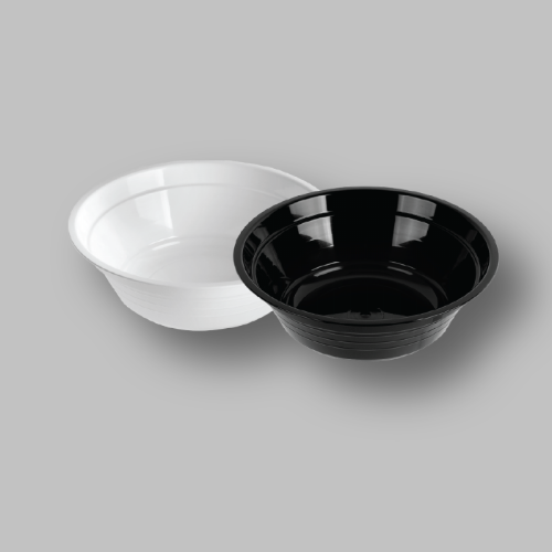 다회용 우동용기(중)1L 400개 세트 (검정/PP/BW)