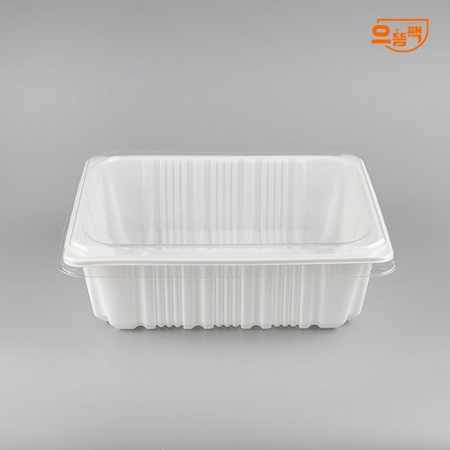 23197 실링용기 600개 (백색/PP/AJ)