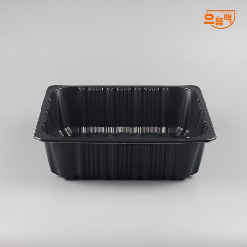 23197 실링용기 600개 (검정/PP/AJ)