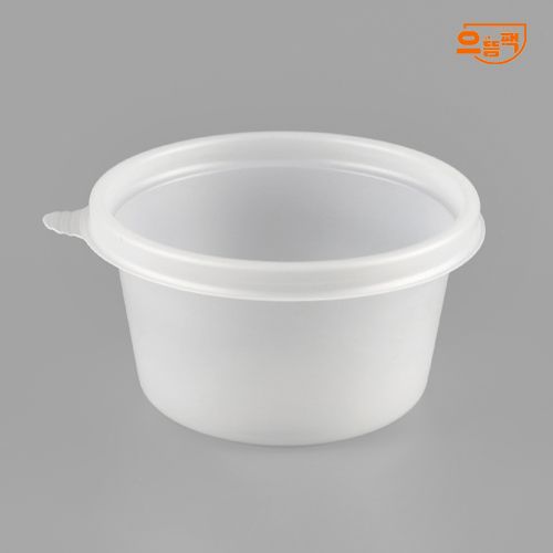 원형죽용기 대 600개 세트 (반투명/PP/AJ)