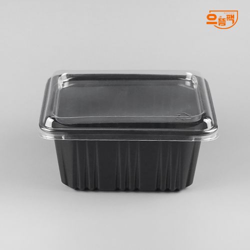 12157 실링용기 900개 (검정/PP/AJ)