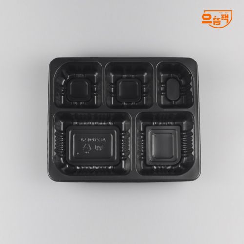 23194-5A 실링용기 600개 (검정/PP/AJ)