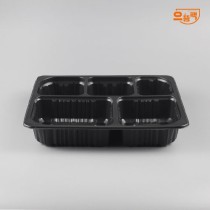 23194-5A 실링용기 600개 (검정/PP/AJ)