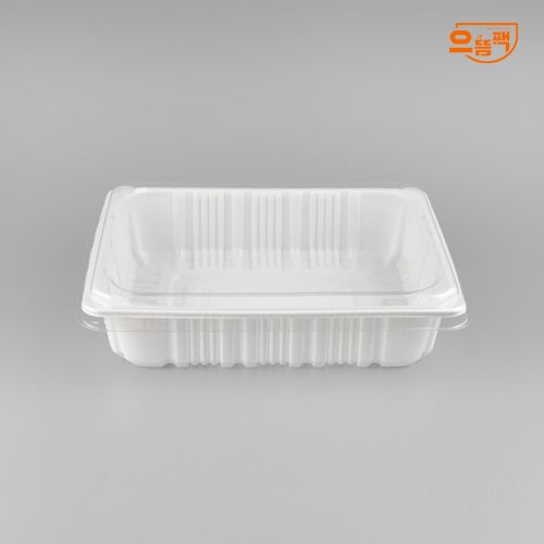 23195 실링용기 600개 (백색/PP/AJ)