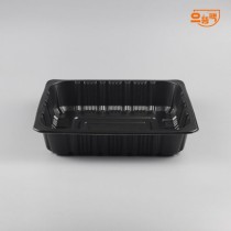 23195 실링용기 600개 (검정/PP/AJ)