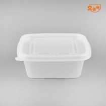 사각반죽용기 대 600개 세트 (백색/PP/AJ)