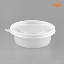 원형죽용기 소 600개 세트 (반투명/PP/AJ)