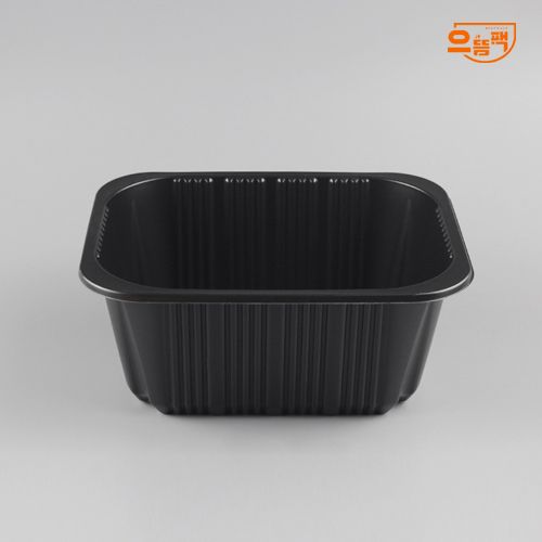 19159 실링용기 600개 (검정/PP/AJ)