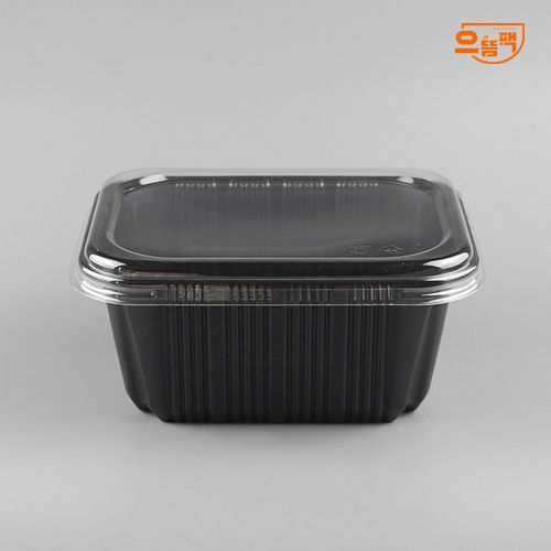 19159 실링용기 600개 (검정/PP/AJ)