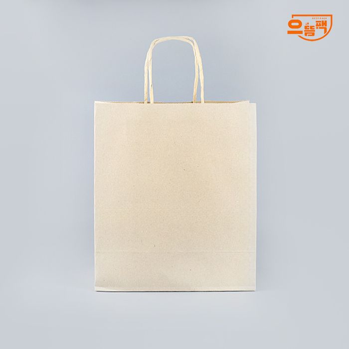 쇼핑백 트위스트 대 200장 (크라프트/종이/AJ)