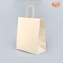 쇼핑백 트위스트 대 200장 (크라프트/종이/AJ)