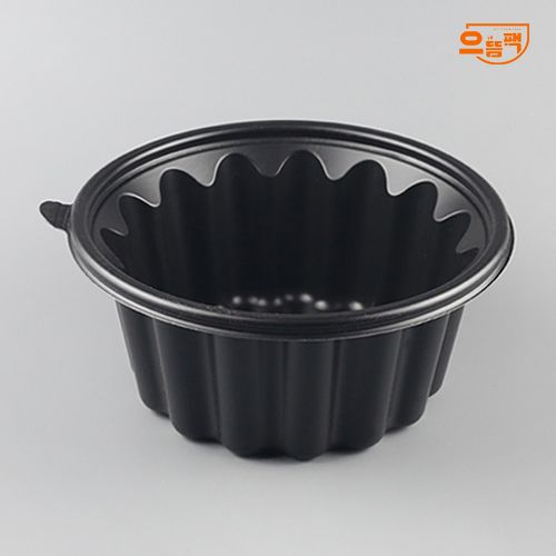 195Ø 냉면용기 대 300개 세트 (검정/PP/AJ)