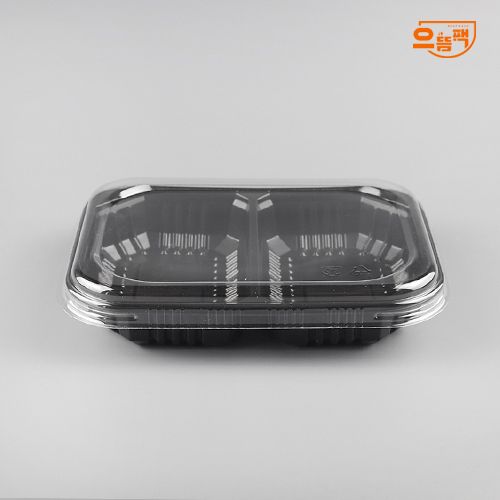 19153-2B 실링용기 600개 (검정/PP/AJ)