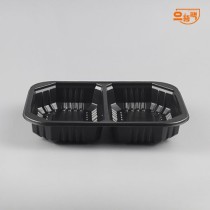 19153-2B 실링용기 600개 (검정/PP/AJ)