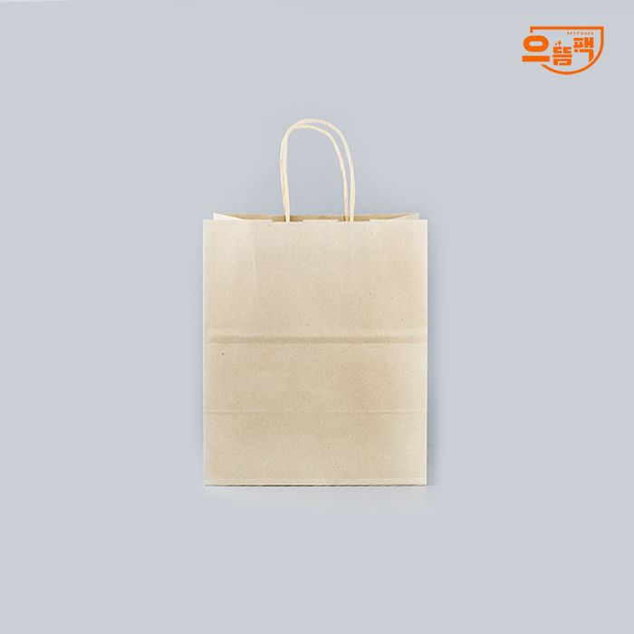 쇼핑백 트위스트 소 200장 (크라프트/종이/AJ)