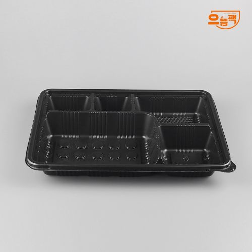 돈까스 5칸 200개 세트 (검정/PP/SDP)