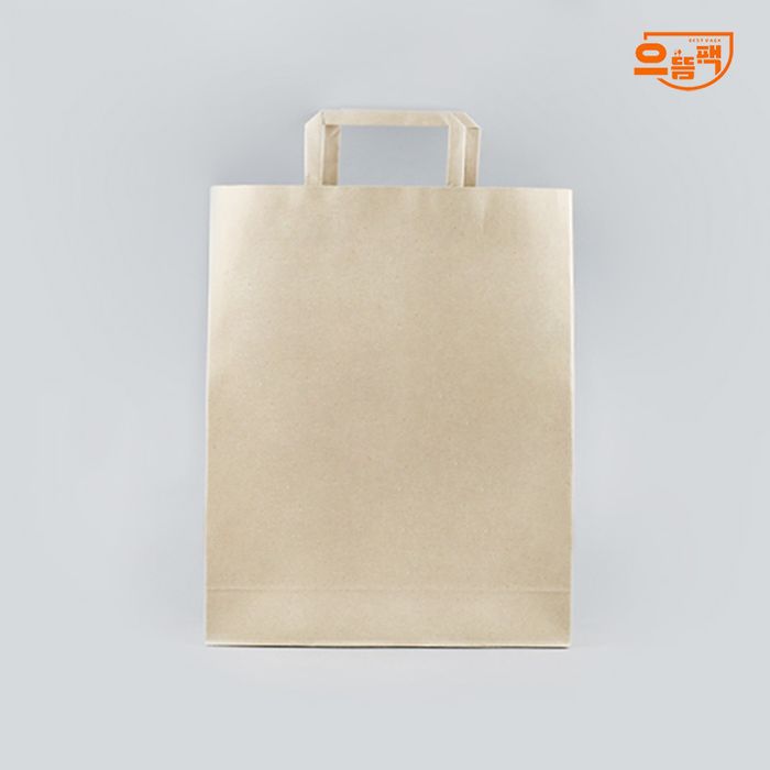 쇼핑백 플랫 특대 200장 (크라프트/종이/AJ)