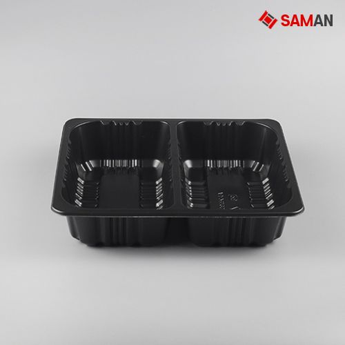 23195-2B 실링용기 400개 (검정/PP/AJ)