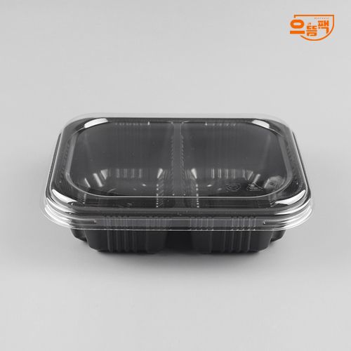 19155-2B 실링용기 600개 (검정/PP/AJ)