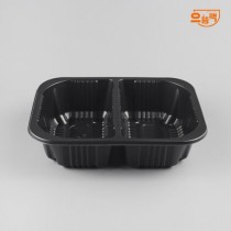 19155-2B 실링용기 600개 (검정/PP/AJ)