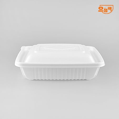 사각찜용기 소 100개 세트 (백색/PP/SDP)