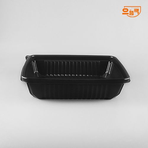 사각찜용기 소 100개 세트 (검정/PP/SDP)