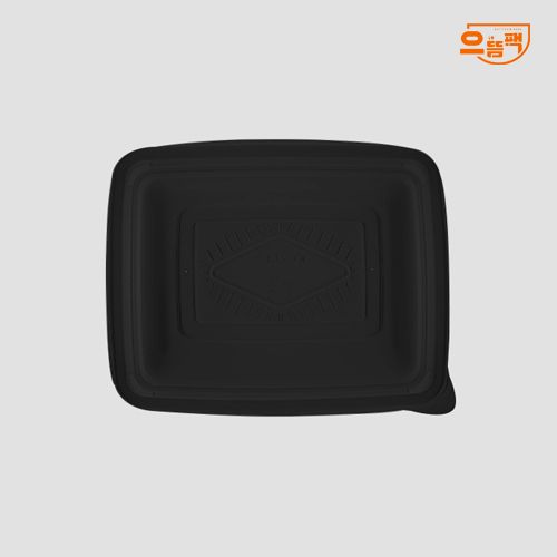 사각찜용기 소 100개 세트 (검정/PP/SDP)