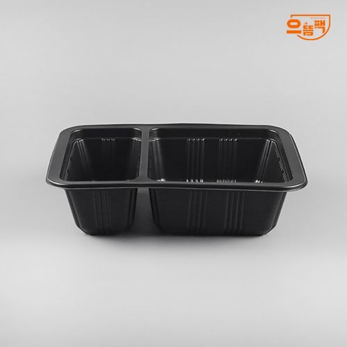 19145-2A 실링용기 600개 (검정/PP/AJ)