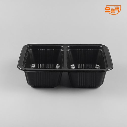 19145-2B 실링용기 600개 (검정/PP/AJ)