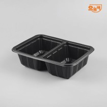 19145-2B 실링용기 600개 (검정/PP/AJ)