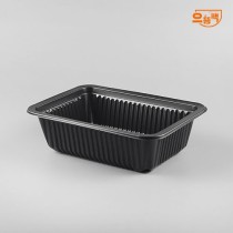 19145 실링용기 600개 (검정/PP/AJ)