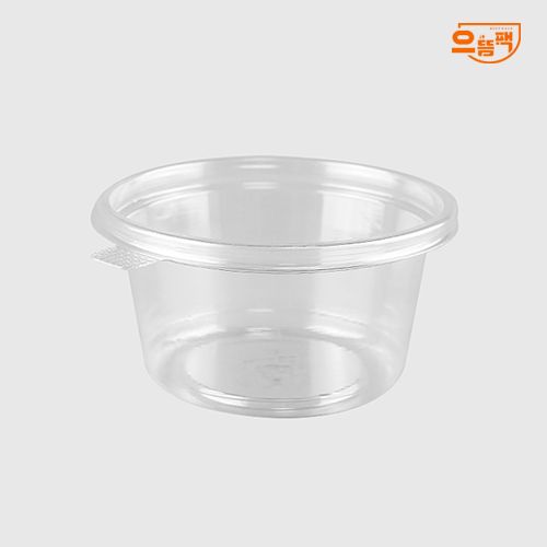 125Ø 원형용기 대 300개 세트 (투명/PET/AJ)