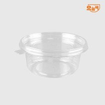125Ø 원형용기 중 300개 세트 (투명/PET/AJ)