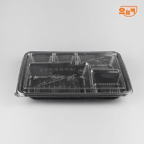 돈까스 5칸 200개 세트 (검정/PP/AJ)