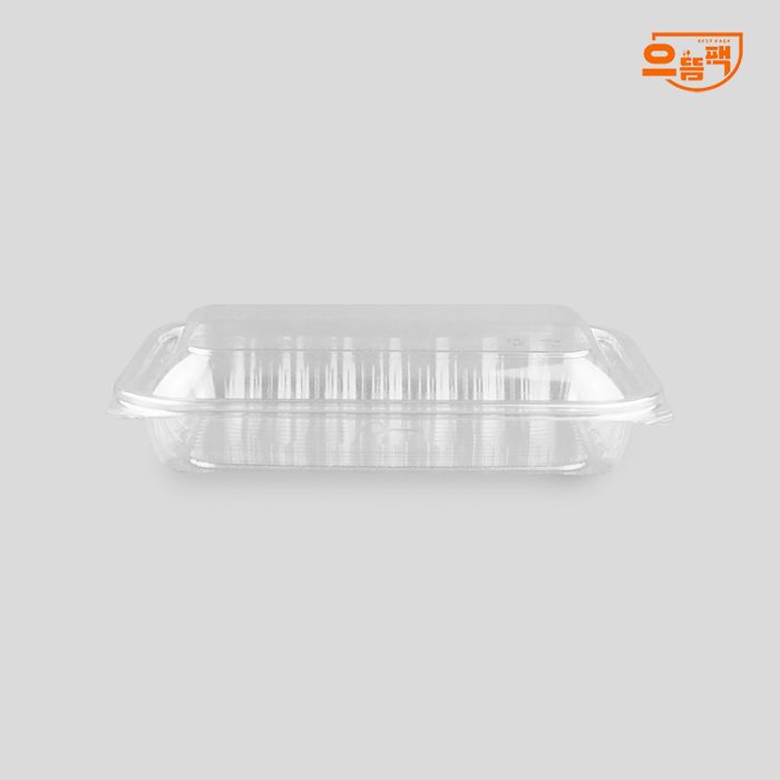 27호 샐러드 과메기 용기 100개 세트 (투명/PET)