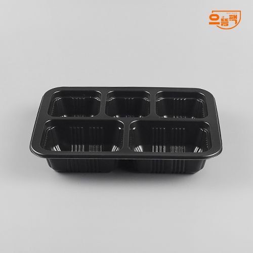 19144-5A 실링용기 600개 (검정/PP/AJ)