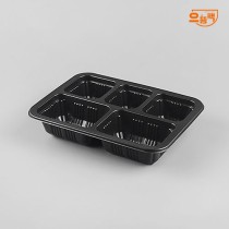 19144-5A 실링용기 600개 (검정/PP/AJ)